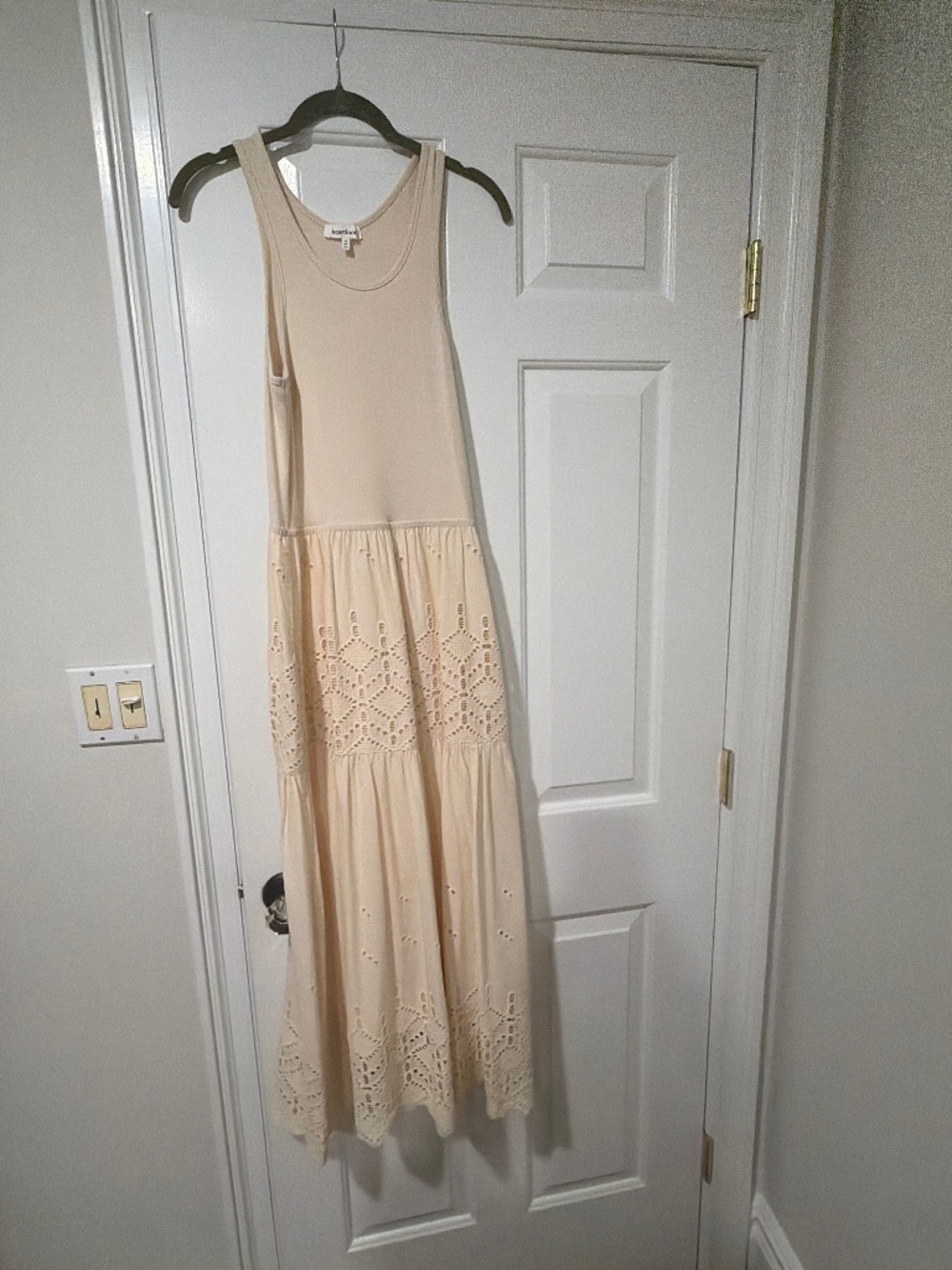 Heart loom eyelet Tank Dress - Picture 1 of 2